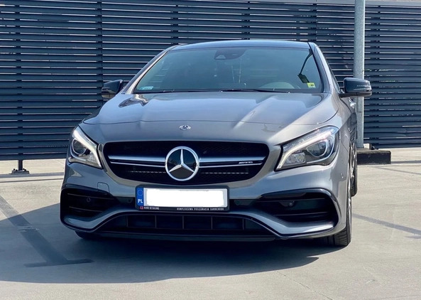 Mercedes-Benz CLA cena 189000 przebieg: 53500, rok produkcji 2017 z Warszawa małe 254